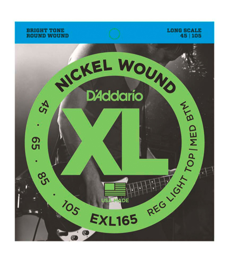 D'Addario - EXL165 SET BASS XL 45 105 LONG SCALE