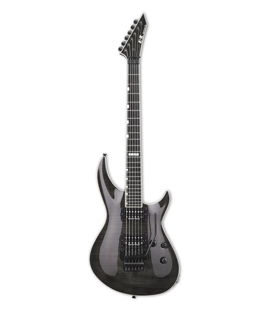 ESP - ESP EII Horizon3 Flamed Maple w FR SeeThru Black