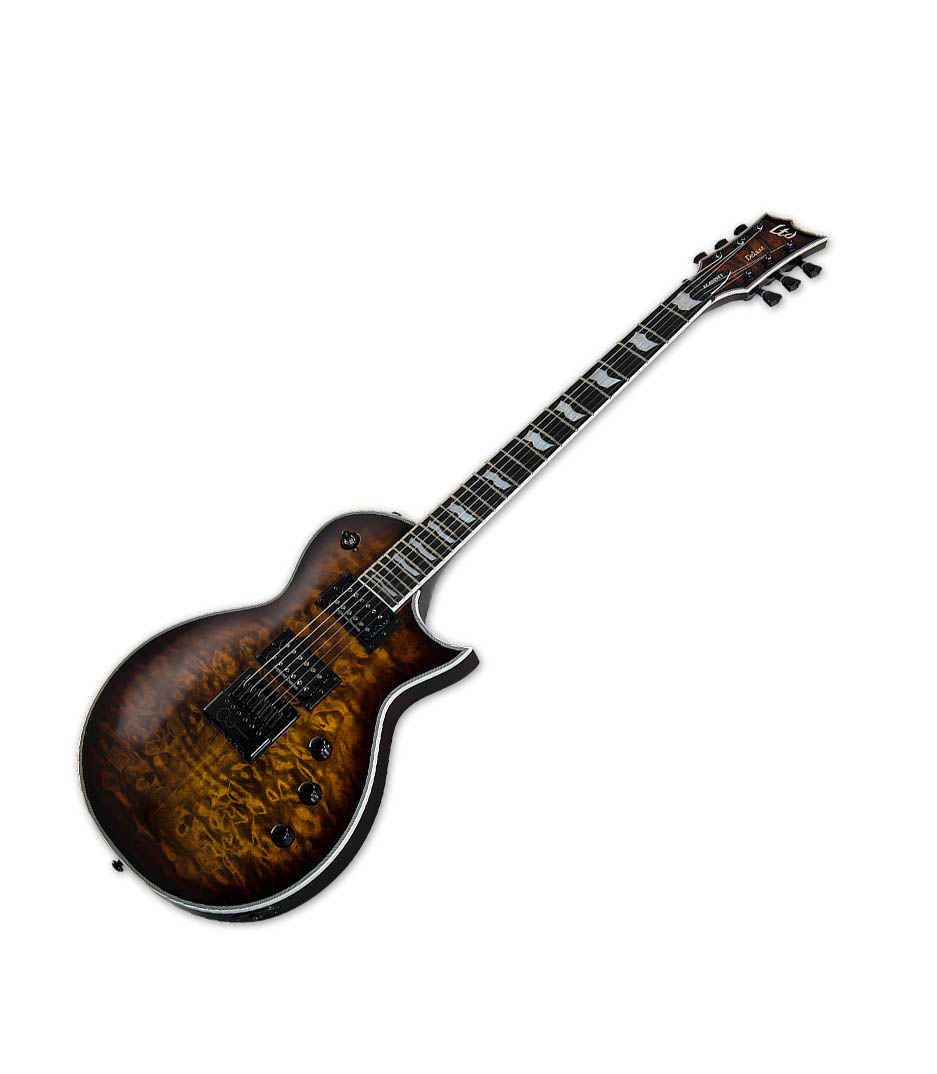 LTD Eclipse1000 Evertune Quilted Maple Dark Brown - LEC1000ETQMDBSB - Melody House Dubai, UAE