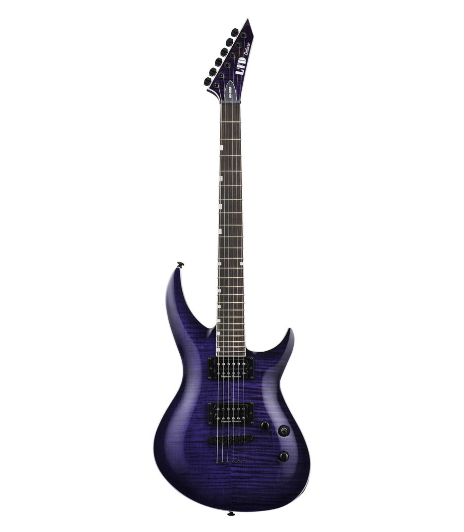 ESP - LTD H31000 Flammed Maple SeeThru Purple Sunburst