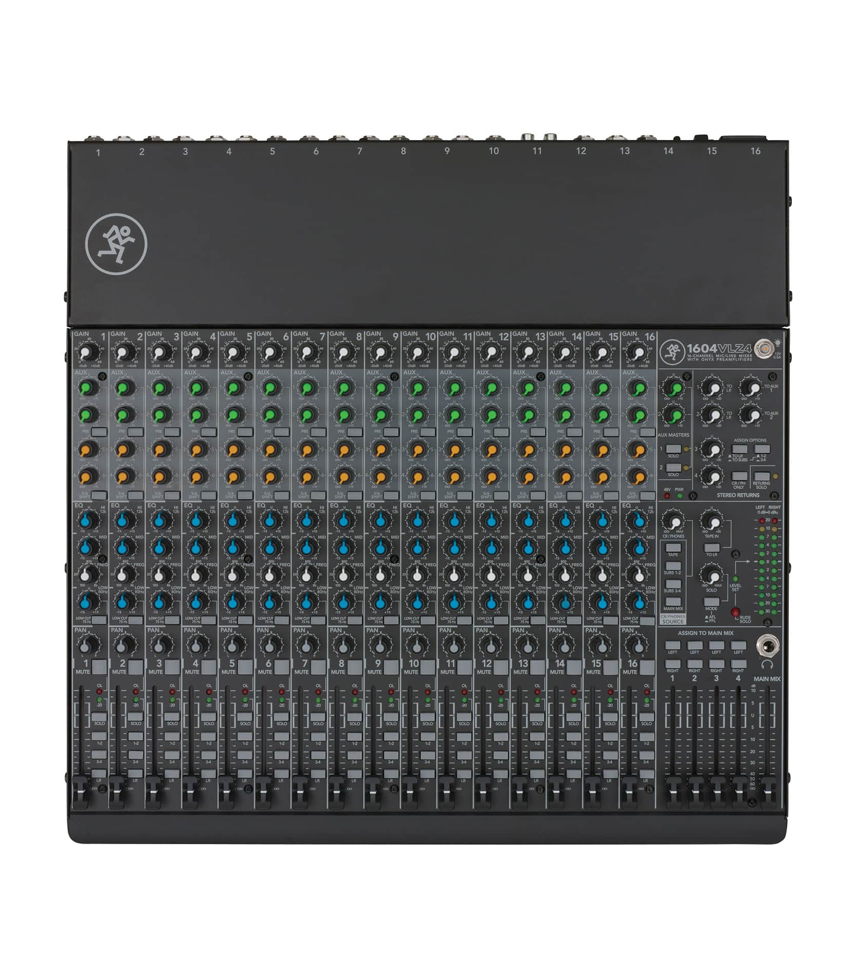 Mackie - 1604VLZ4 16 Channel Compact Analog 4-Bus Mixer
