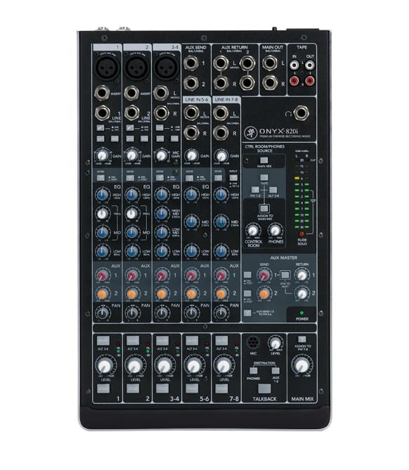 Mackie - Onyx 820i 8 channel Premium Firewire Recording