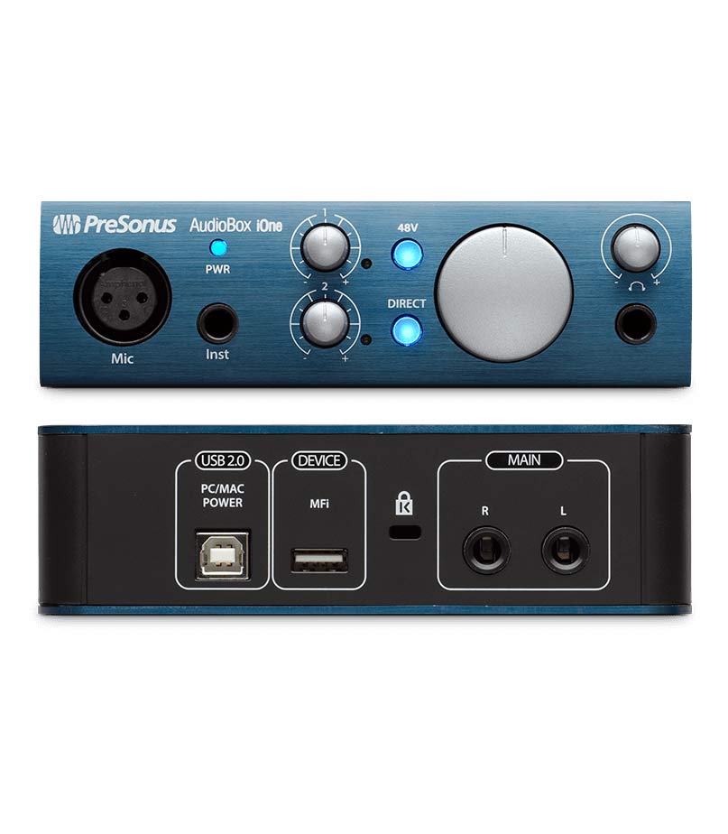PreSonus - AudioBox iOne 2x2 USB2 0 iPad Recording Interface