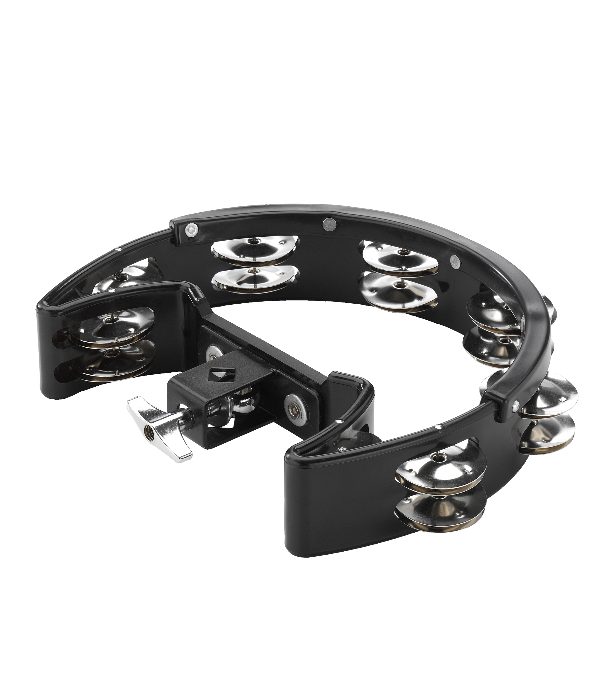 Remo - CROWN PERCUSSION Tambourine Mounted Double Row