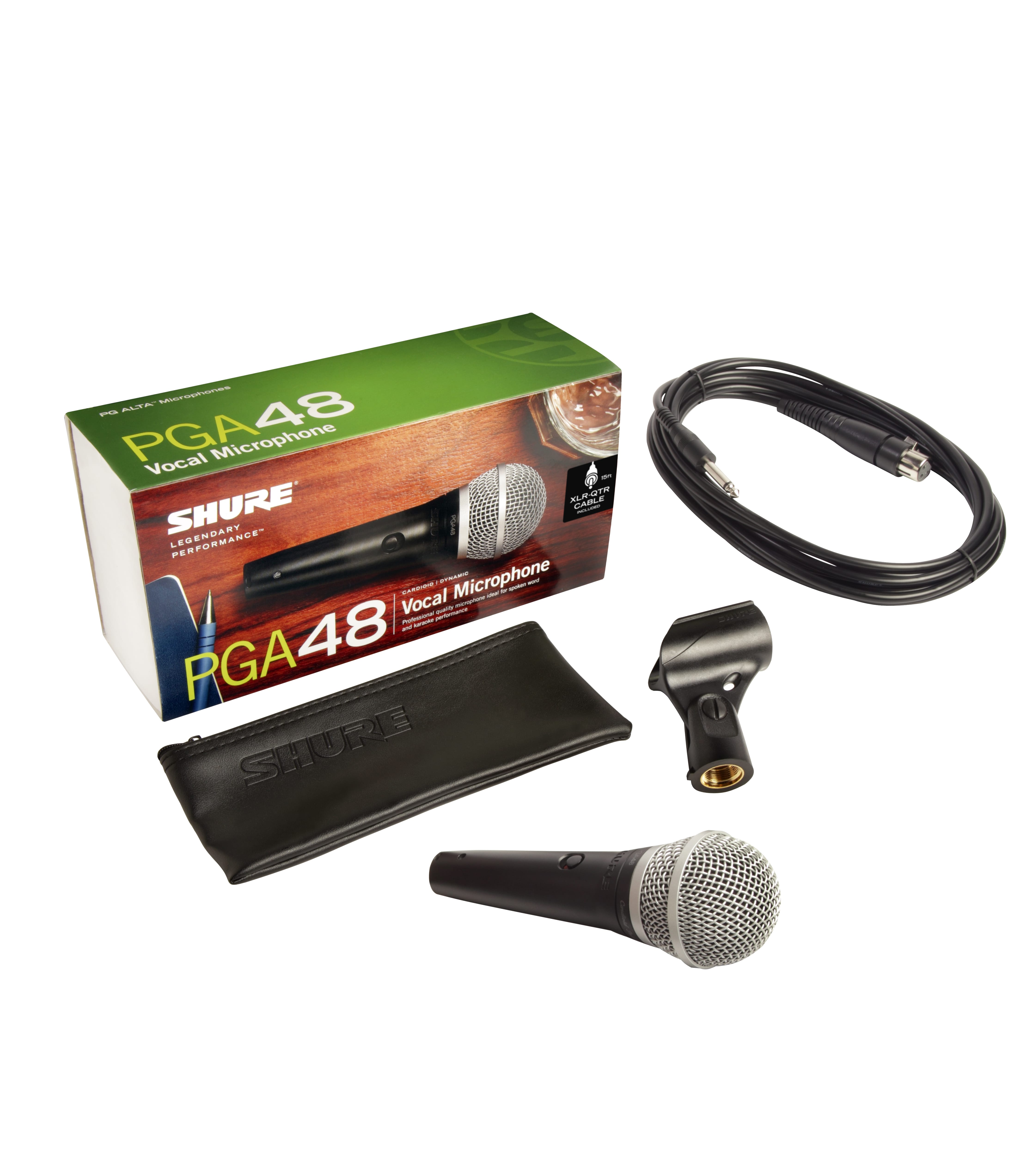 PGA48QTRE Cardioid Dynamic Vocal Mic w TS to XLR - PGA48-QTR-E - Melody House Dubai, UAE