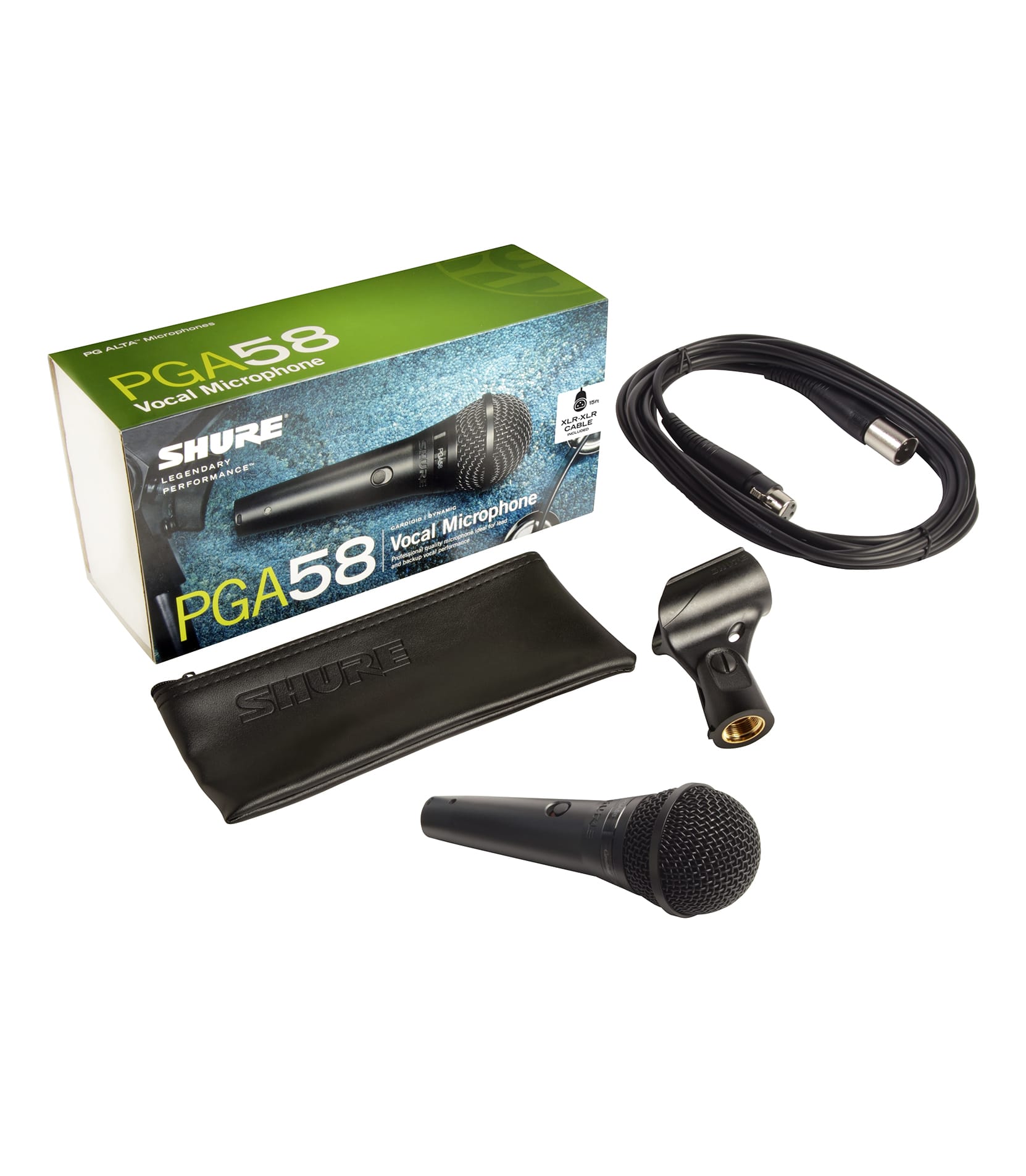 PGA58 XLR Cardioid Dynamic Vocal Mic - PGA58-XLR-E - Melody House Dubai, UAE