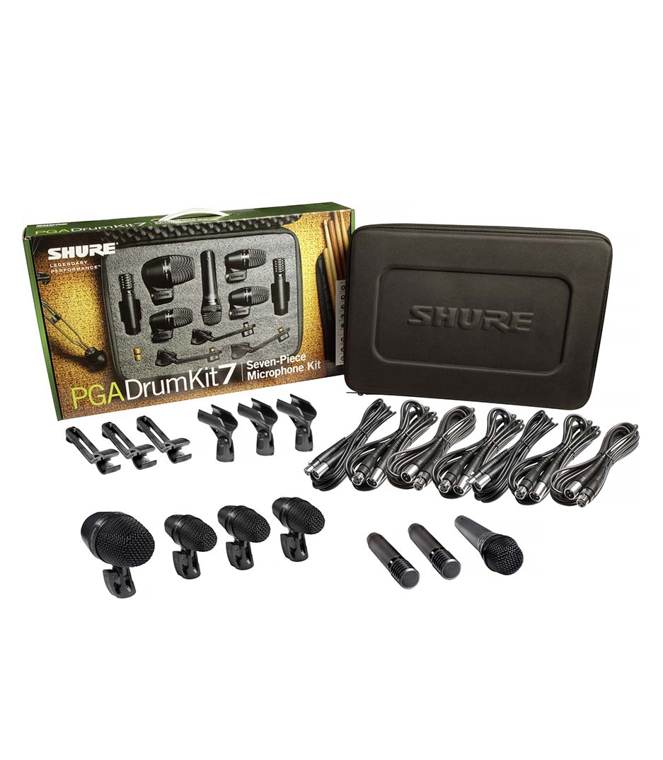 Shure - PGADRUMKIT7 7 Piece Drum Microphone Kit