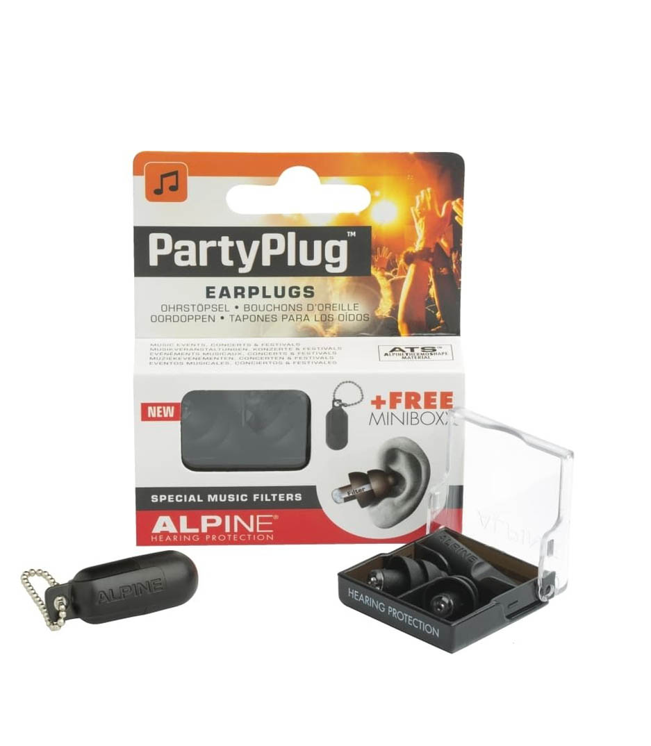 11121652 PartyPlug earplugs black - 111.21.652 - Melody House Dubai, UAE