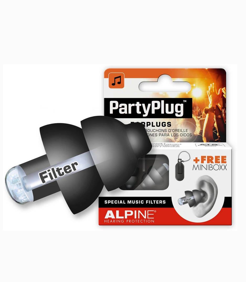 Alpine - 11121652 PartyPlug earplugs black