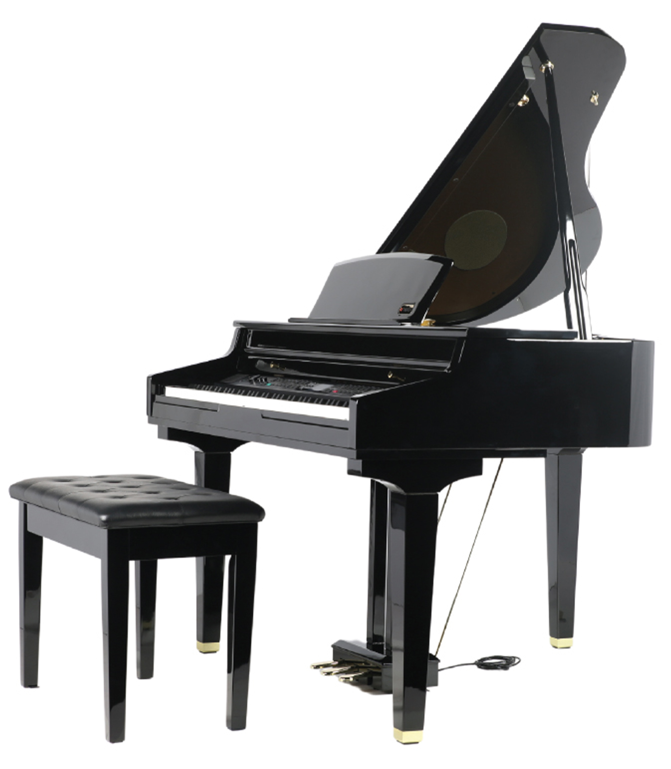 A5 Ebony Digital Grand Piano Ebony finish - A5 Ebony - Melody House Dubai, UAE