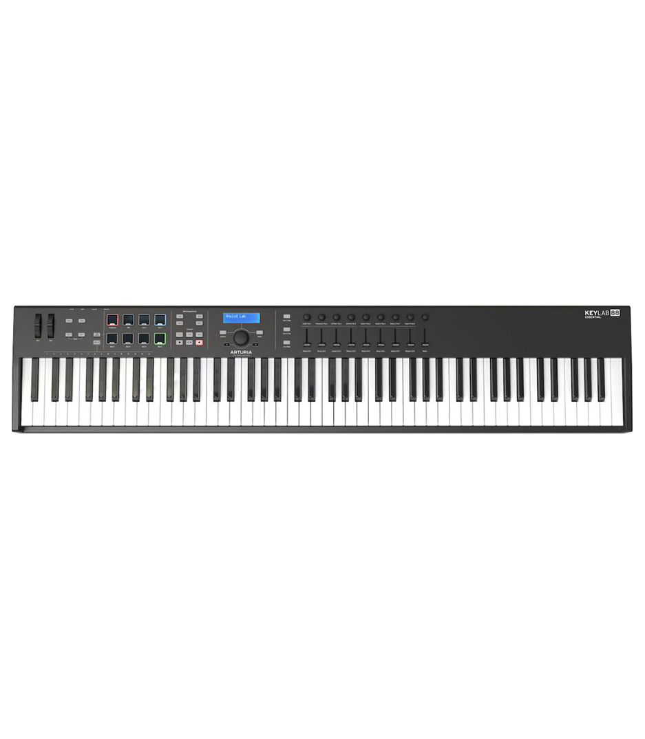 buy arturia keylab essential 88  black keylab essential 88  bl