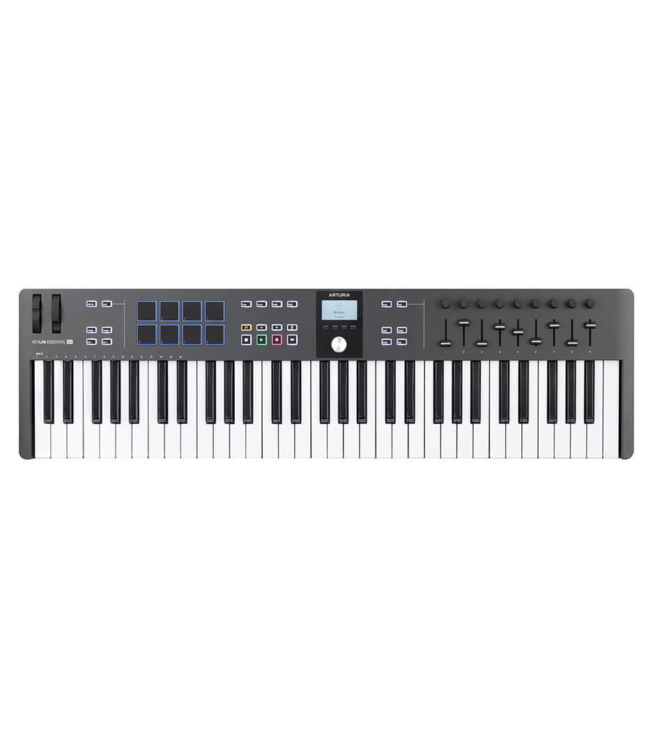 buy arturia keylab essential 61 mk3  black keylab essential 61