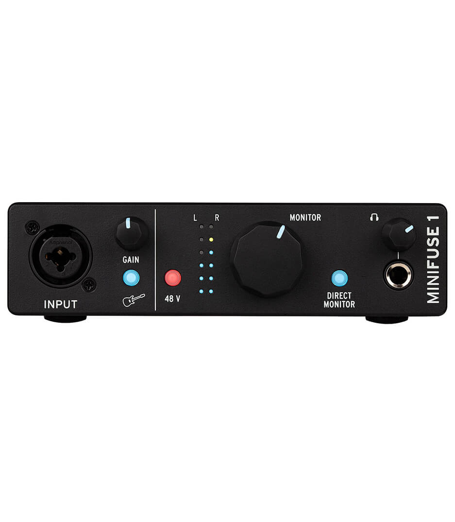 Arturia - Mini Fuse 1 Black Portable Solo Audio Interface Bl