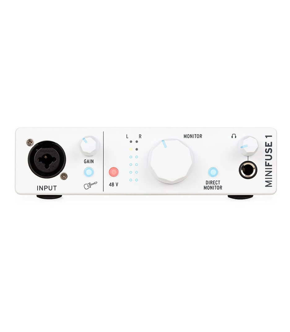 buy arturia mini fuse 1 white portable solo audio interface wh