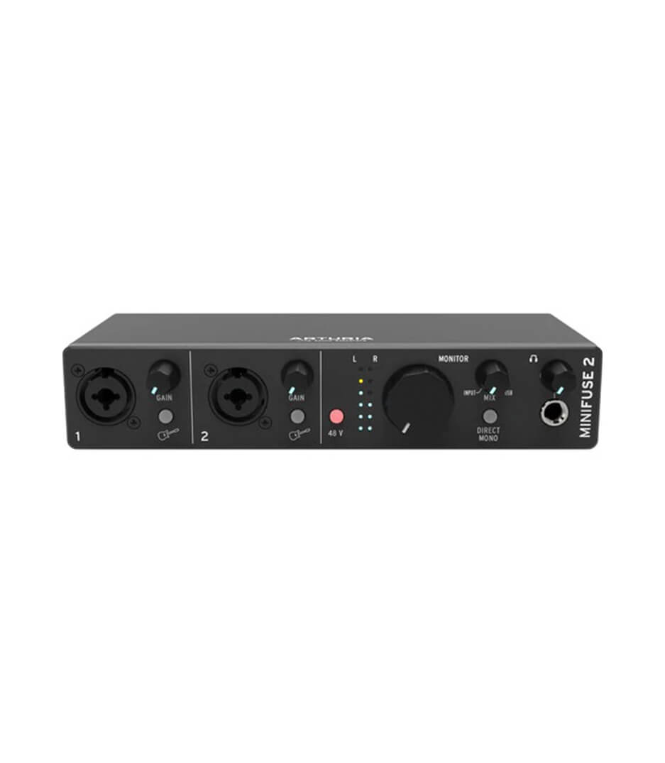 buy arturia mini fuse 2 black flexible dual audio interface  b