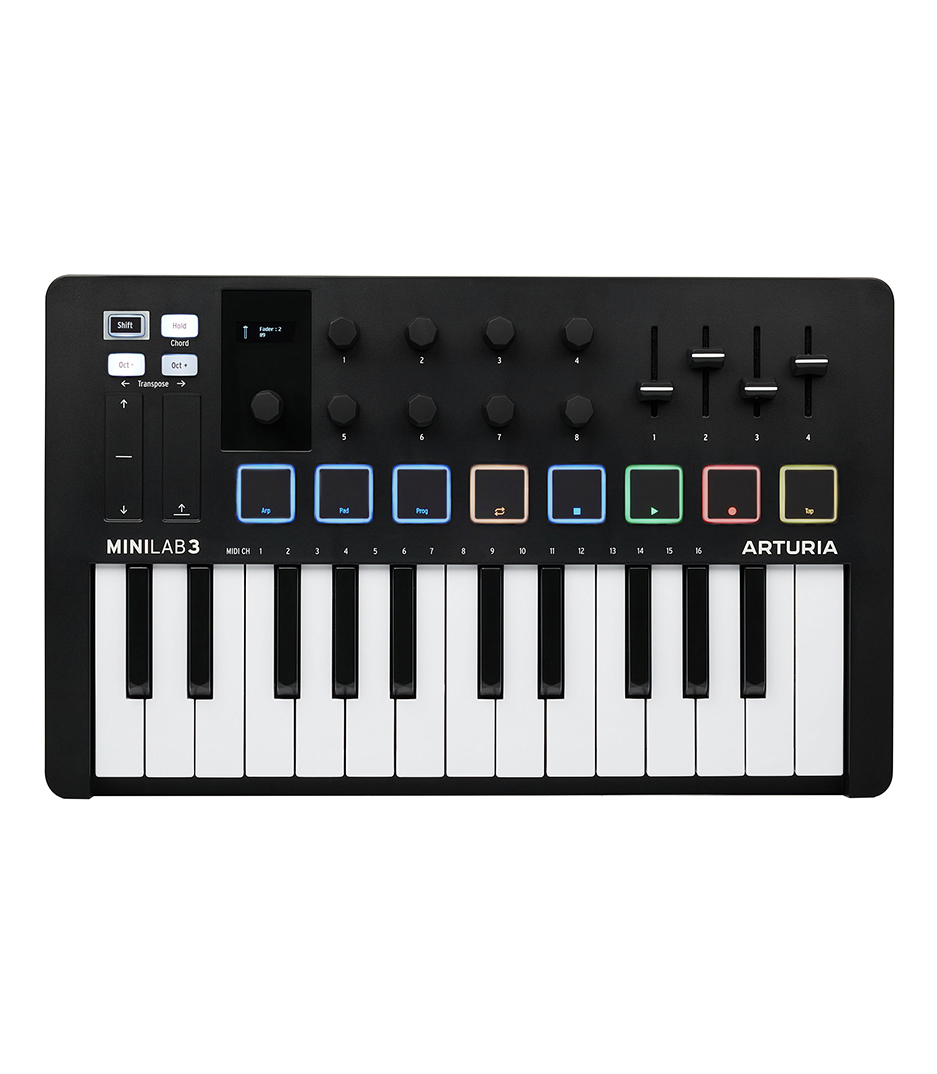 Arturia - MiniLab Mk3 Black Edition Universal Music Making