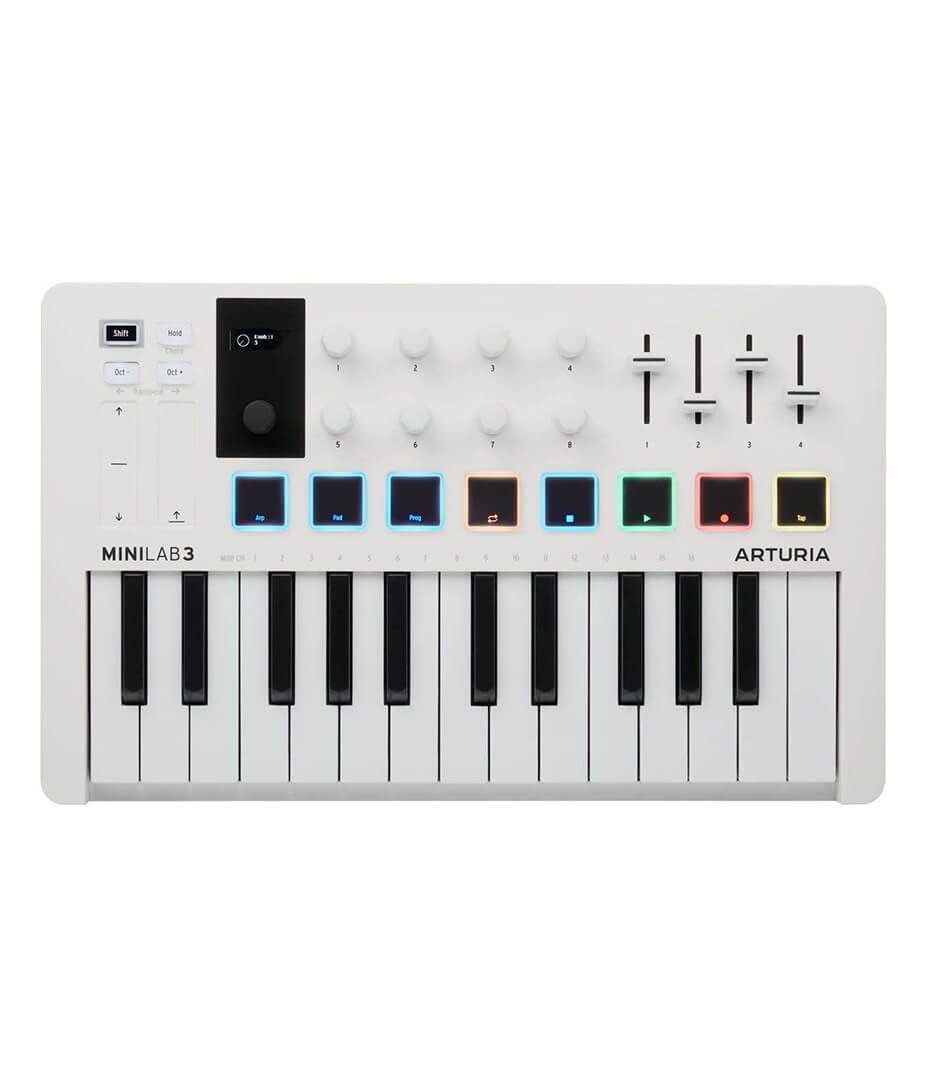 buy arturia minilab mk3  white universal music making controll