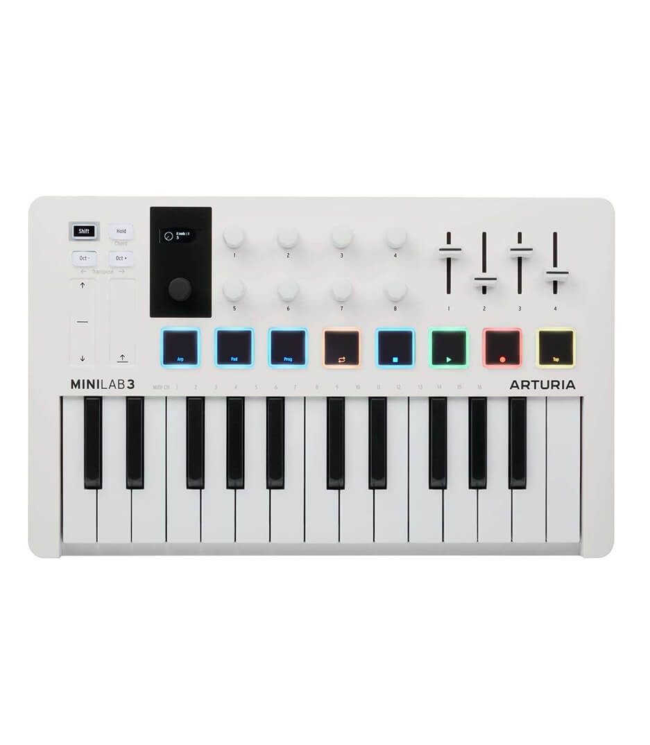 Arturia - MiniLab Mk3  White Universal Music Making Controll