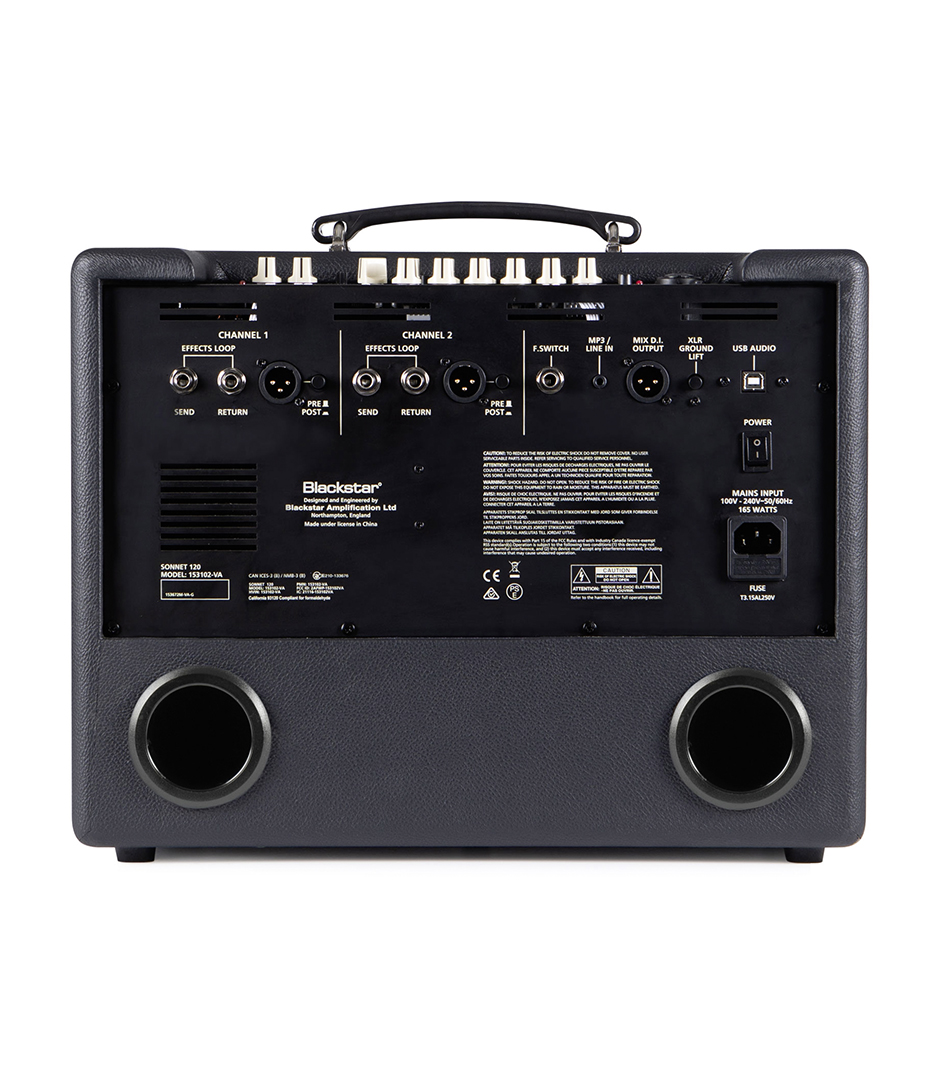 BA153012 Sonnet 120 120W 1x8 1x1 Acoustic Amp - BA153012-H - Melody House Dubai, UAE