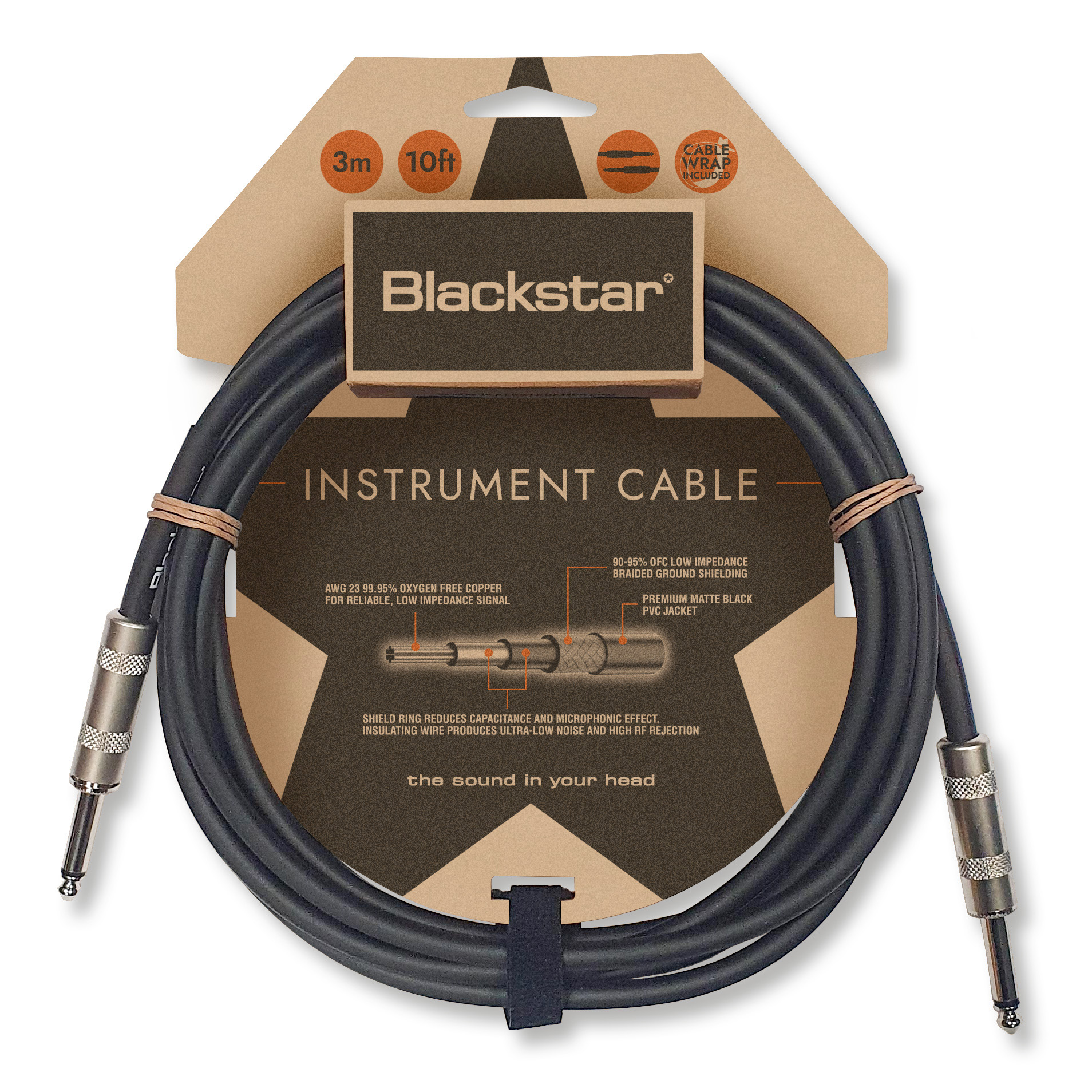 buy blackstar ba231020 blackstar standard cable 3m str str