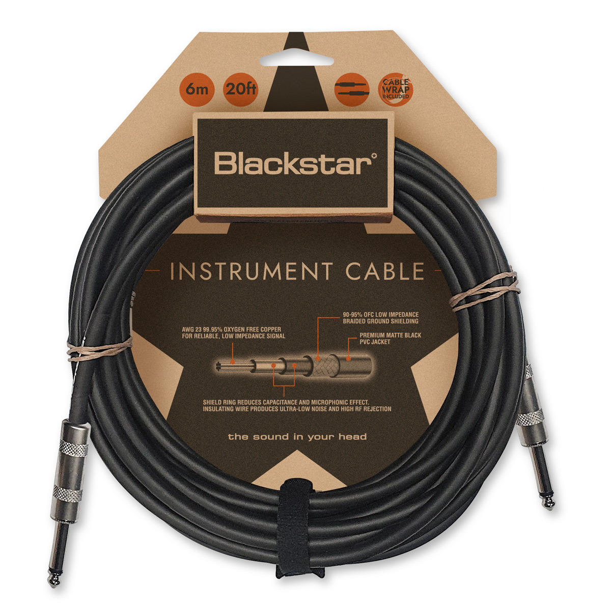 buy blackstar ba231022 blackstar standard cable 6m str str