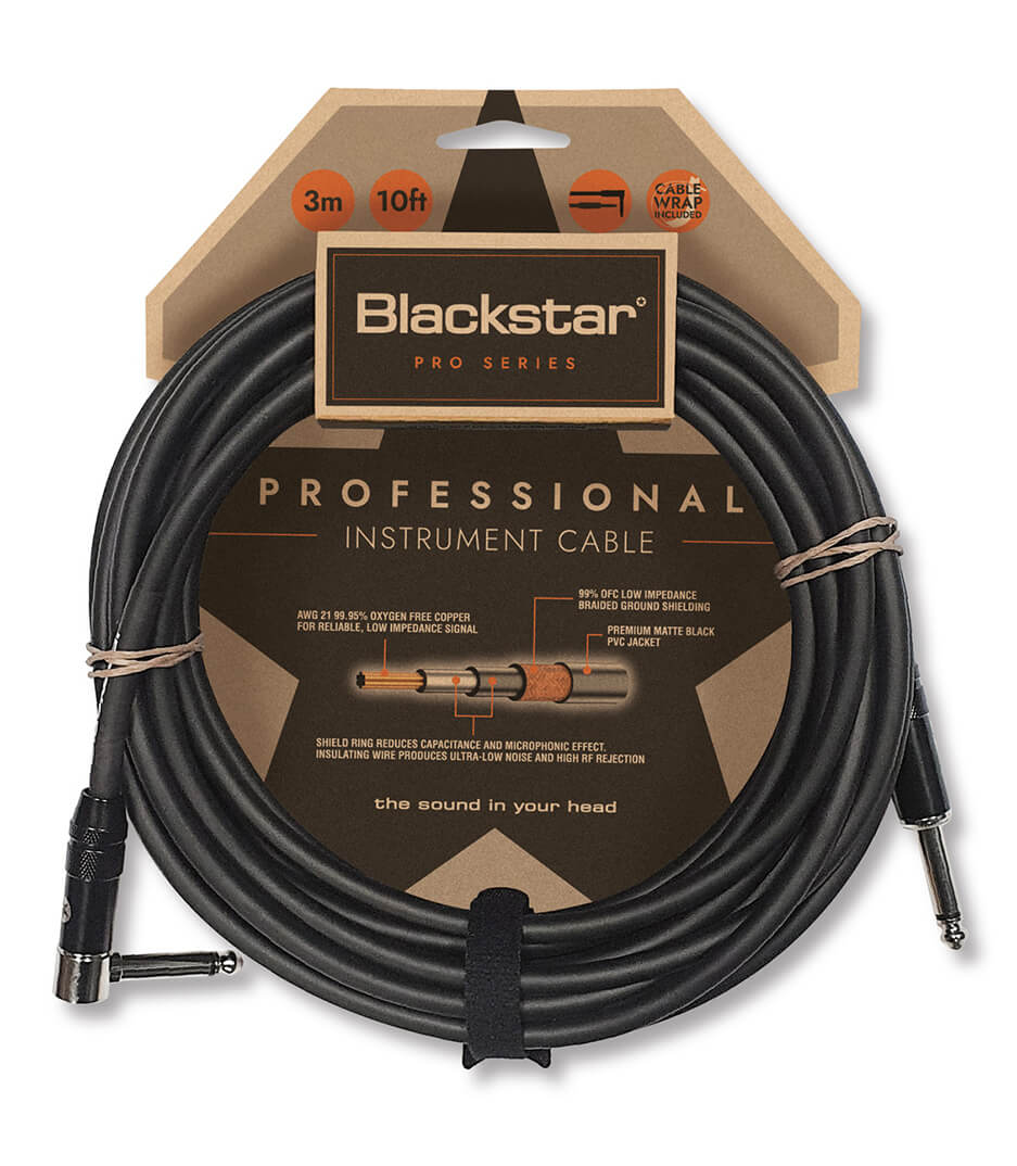 buy blackstar ba231036 blackstar professional cable 3m str ang