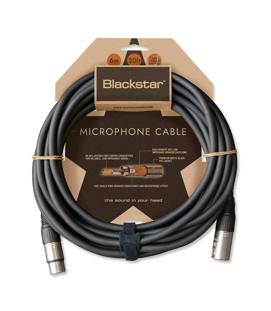 buy blackstar ba231042 blackstar xlr cable 6m f m