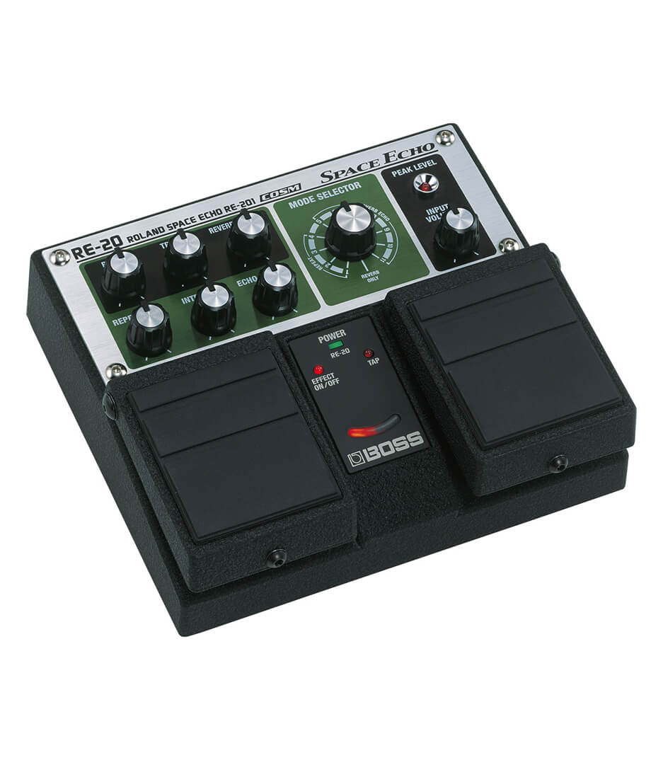 BOSS RE 20 Space Echo Twin Pedal - RE-20B - Melody House Dubai, UAE