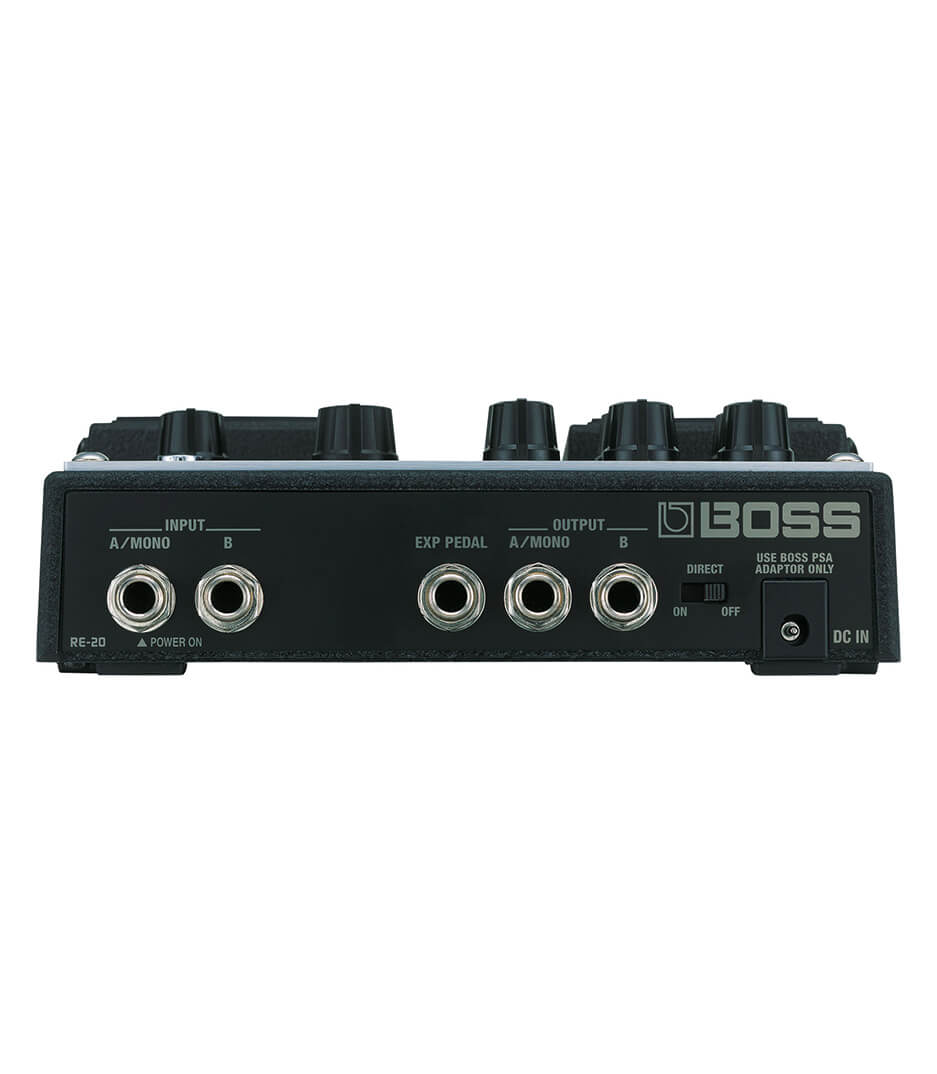 BOSS RE 20 Space Echo Twin Pedal - RE-20B - Melody House Dubai, UAE