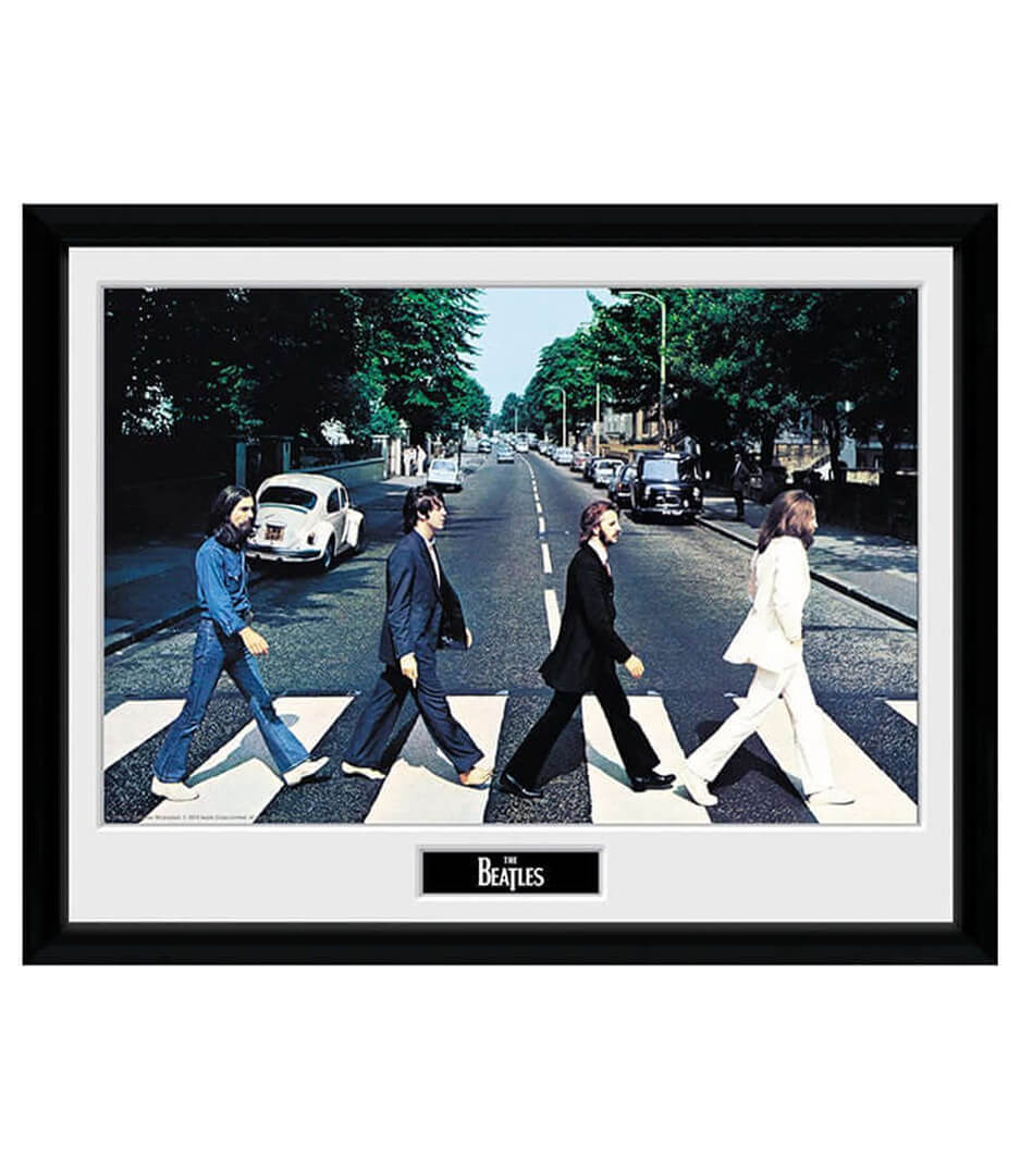 buy mh beatles abbey road frame the beatles  framed print