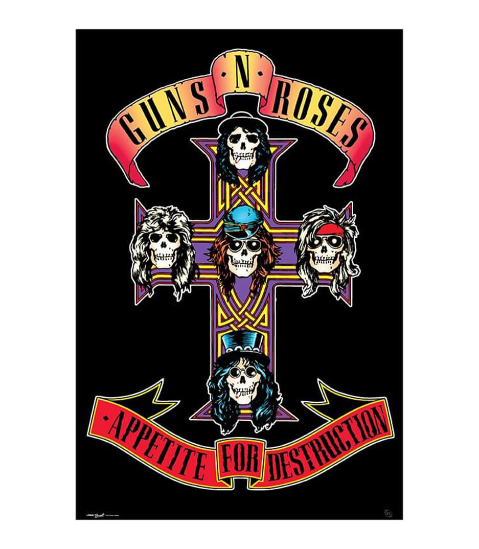 buy mh gnr appetite poster guns n roses  poster "appetite