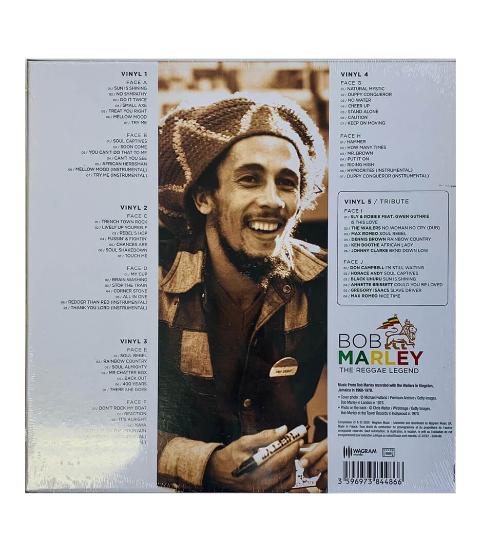 LPB TRL Bob Marley The Reggae Legend  5LP - LPB-TRL - Melody House Dubai, UAE