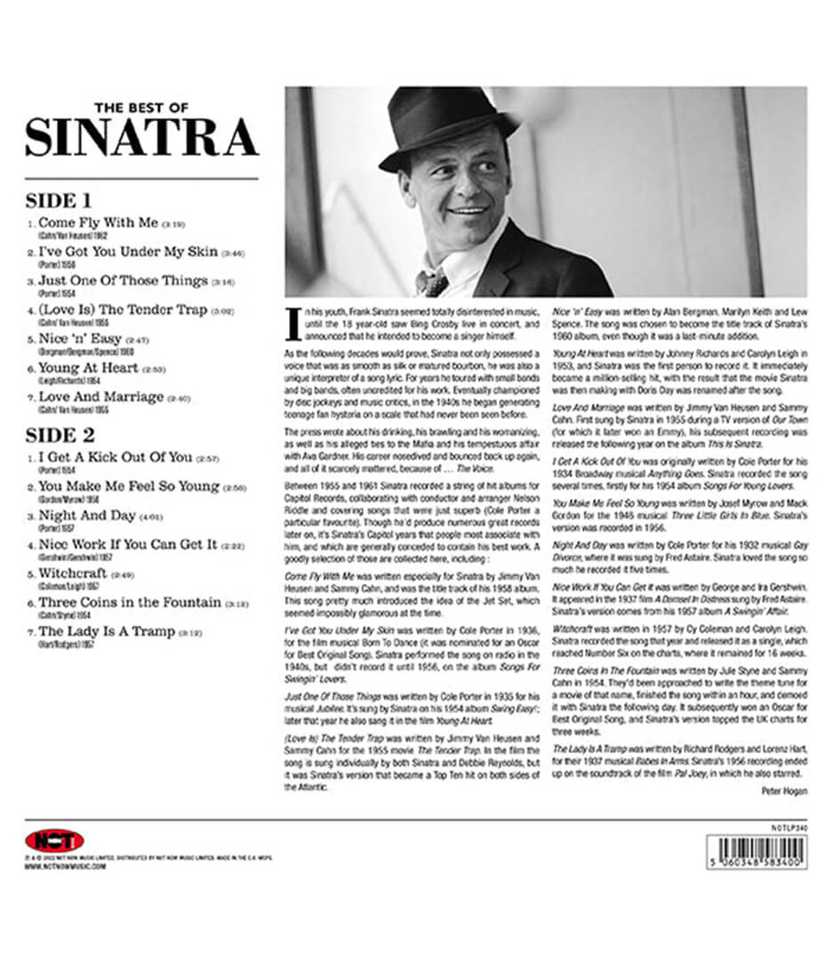 LPFS BEST FRANK SINATRA BEST OF BLUE VINYL - LPFS-BEST - Melody House Dubai, UAE