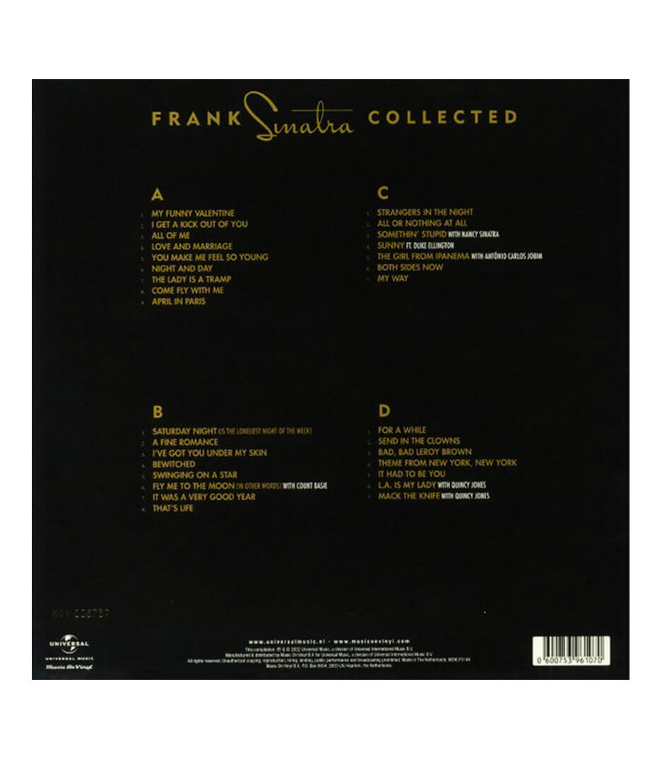 LPFS C Frank Sinatra  Collected  2LP - LPFS-C - Melody House Dubai, UAE