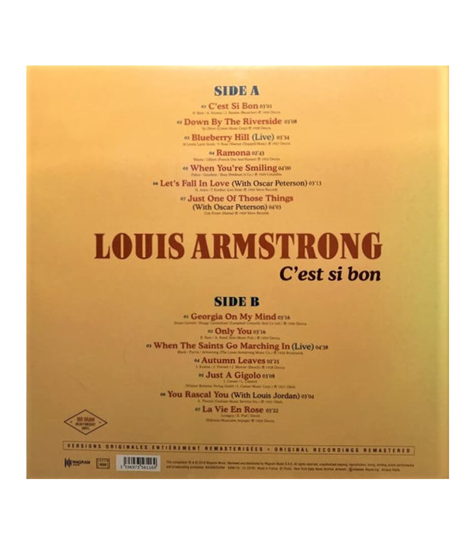 LPLA CB Louis Armstrong C est Si Bon - LPLA-CB - Melody House Dubai, UAE