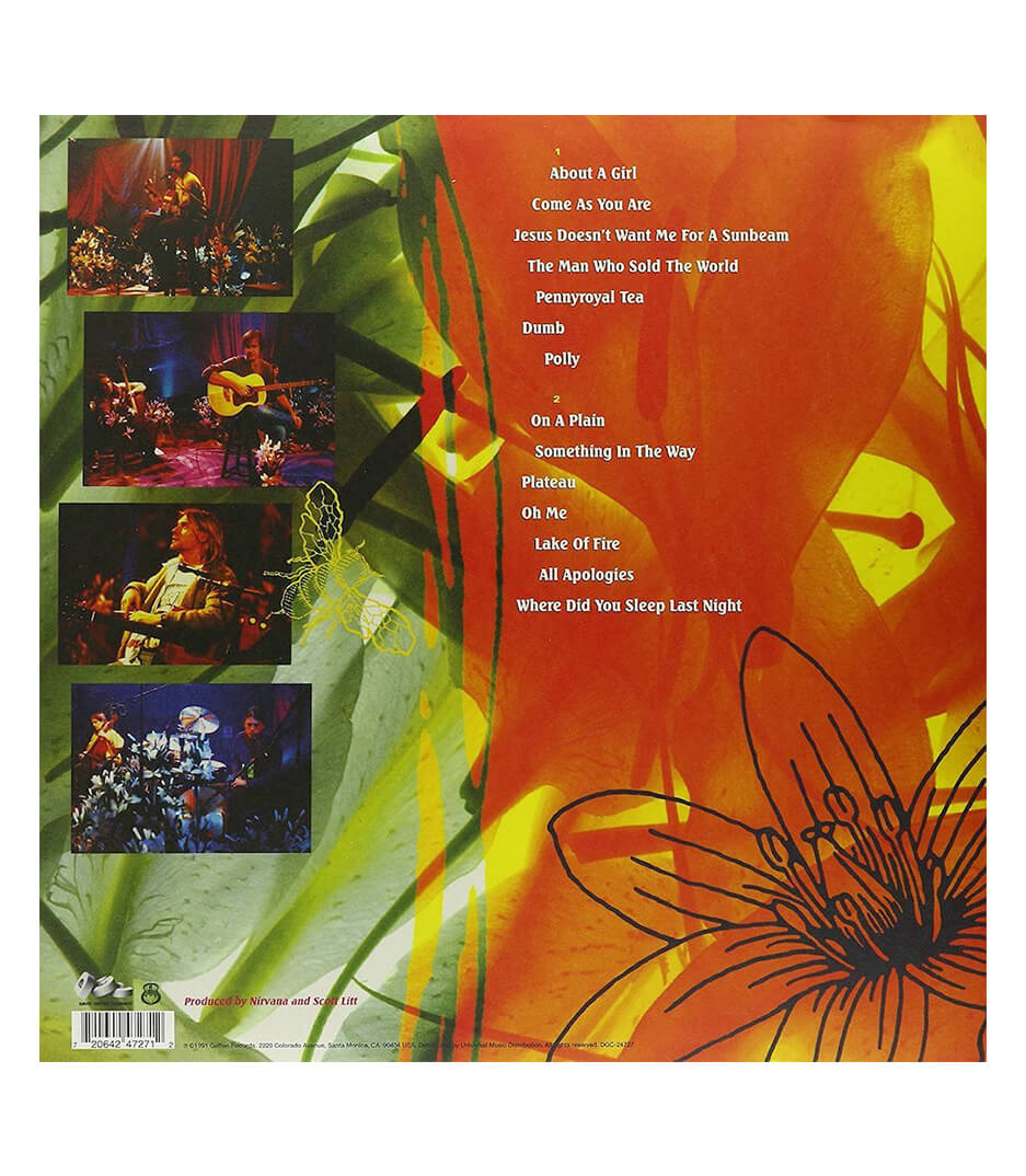 LPN UNW Nirvana Unplugged In New York  LP - LPN-UNW - Melody House Dubai, UAE