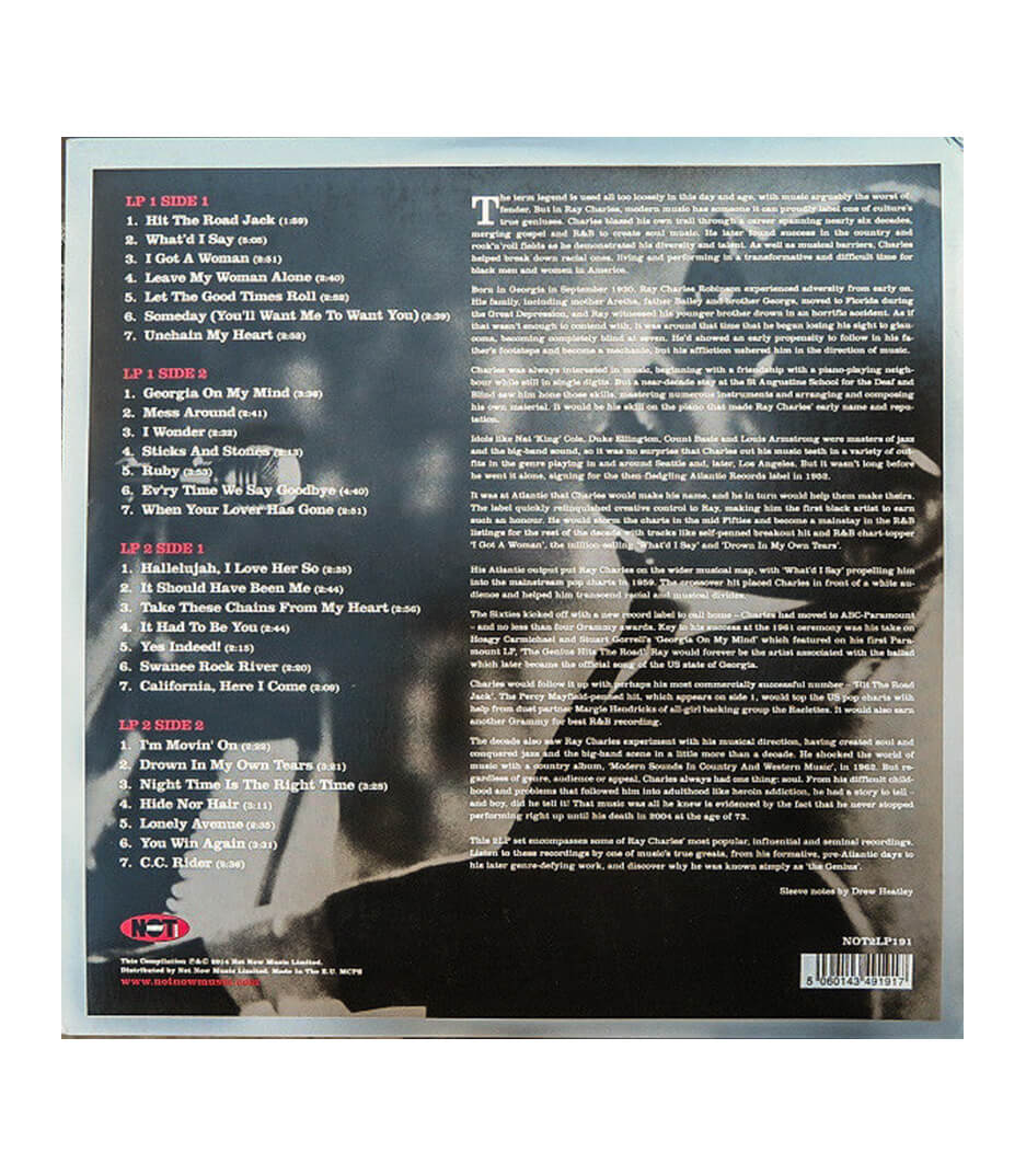 LPRC UC RAY CHARLES THE ULTIMATE COLLECTION 2LP - LPRC-UC - Melody House Dubai, UAE