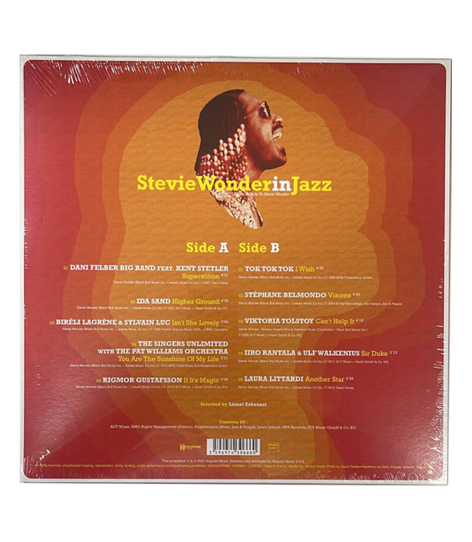 LPSW SJ Stevie Wonder  Stevie In Jazz  LP - LPSW-SJ - Melody House Dubai, UAE