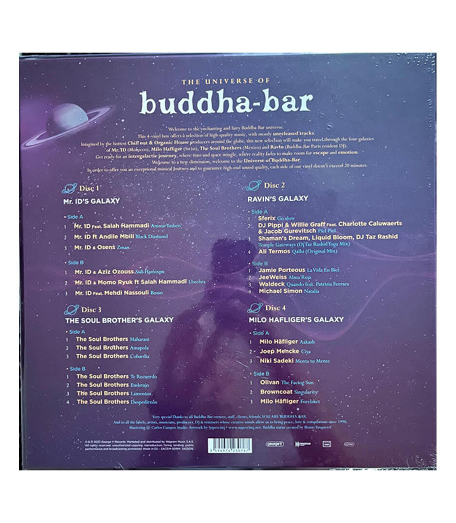 LPV BBU Various Artists  Buddha Bar  Universe  4LP - LPV-BBU - Melody House Dubai, UAE