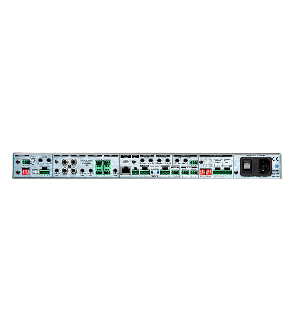 24 240EK Integrated Mixer Amplifier 2 Zone 2 x 240 - 24-240EK - Melody House Dubai, UAE