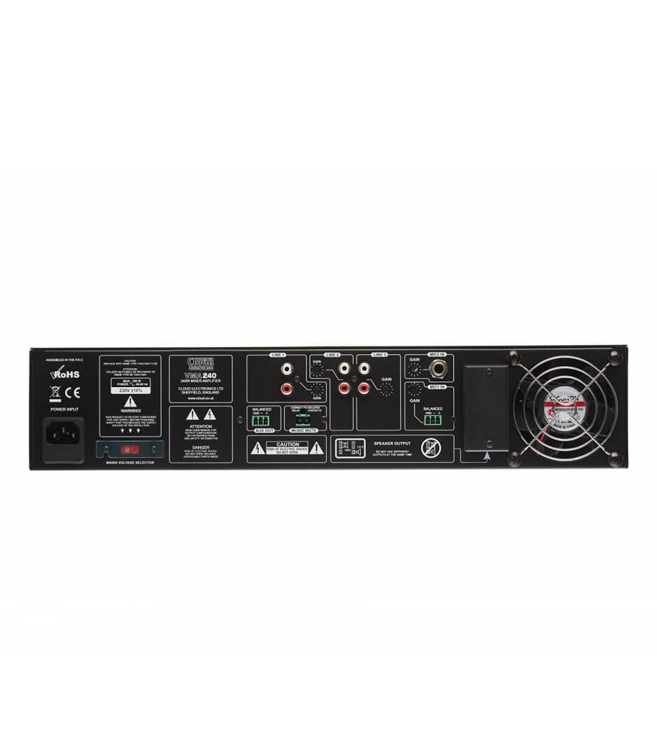 VMA240EK Mixer Amplifier 240 Watt with 70 100V Lin - VMA240EK - Melody House Dubai, UAE