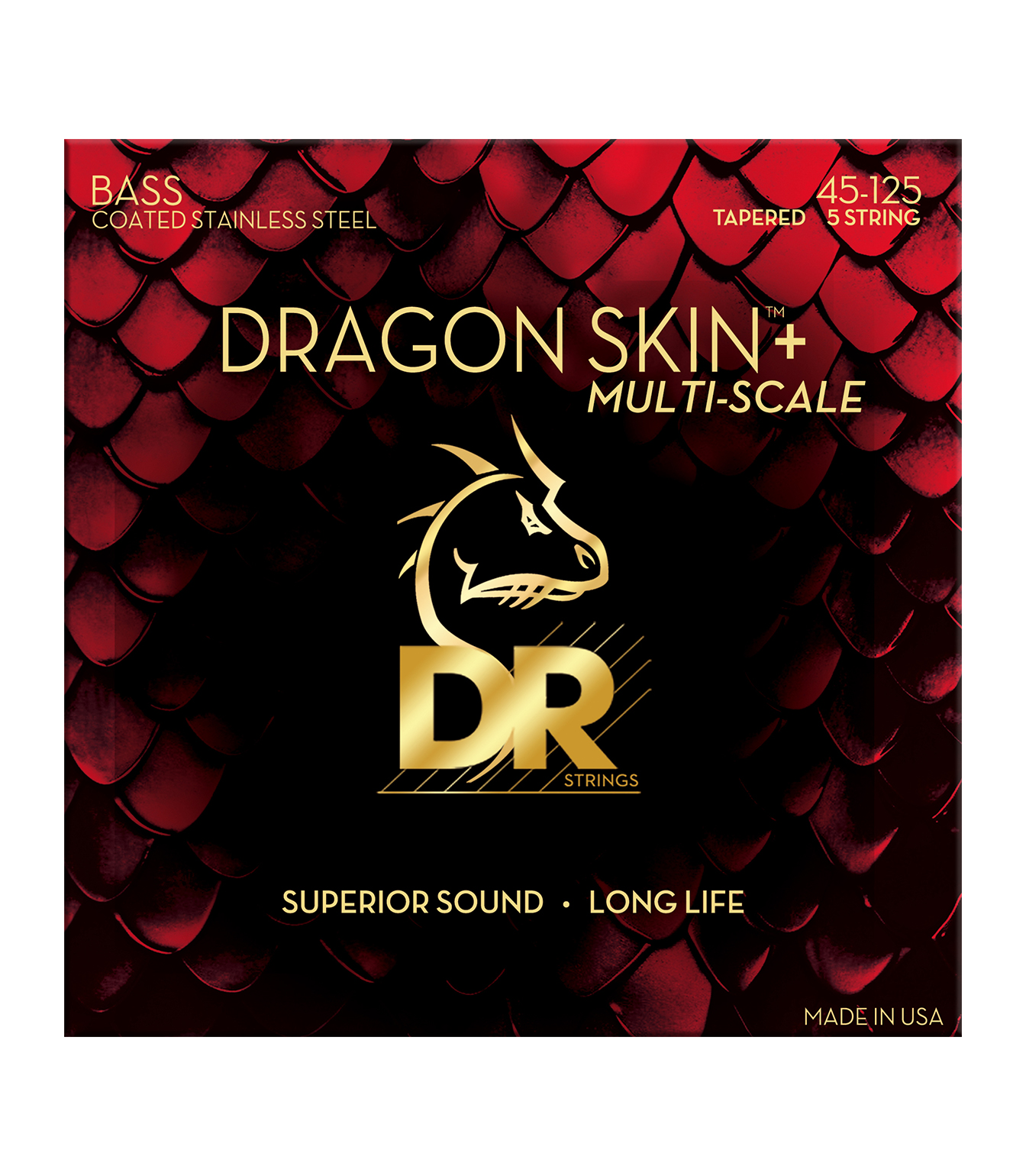 DBSM5 45 Dragon Skin Mult Scale Bass Stainless S - DBSM5-45 - Melody House Dubai, UAE