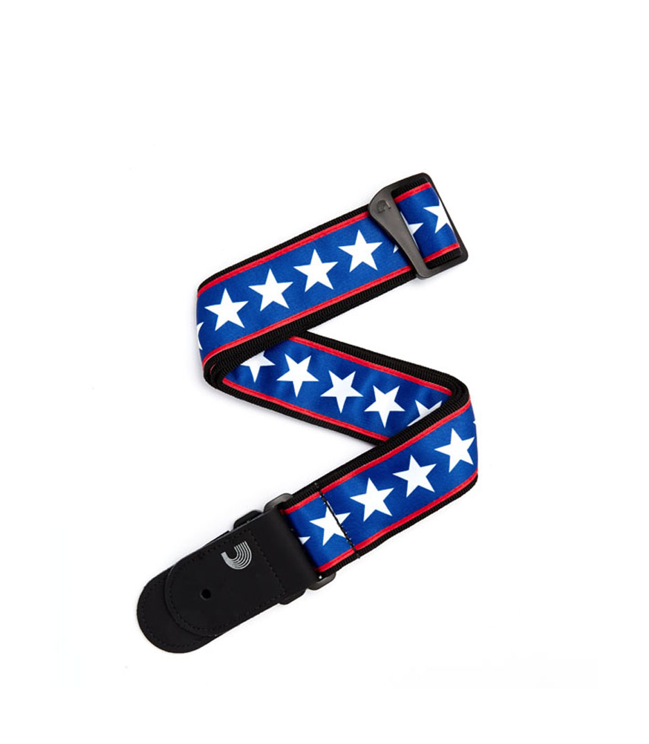 buy d'addario 50mm woven guitar strap stars strips