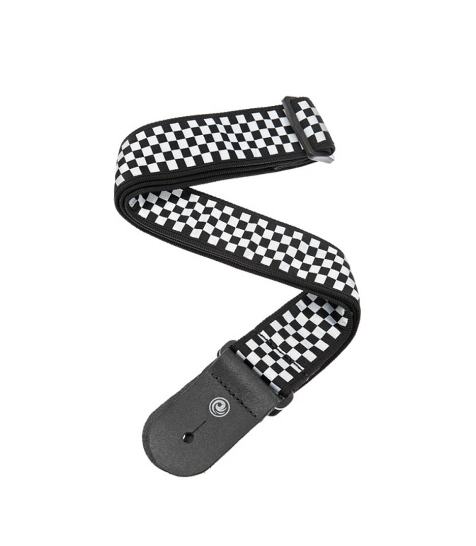 buy d'addario woven guitar strap check mate design