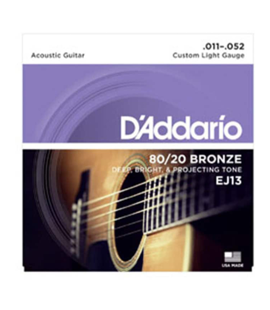 Buy D Addario Acoustic Guitar String Set 80 20 Bronze 0.11 0.52
