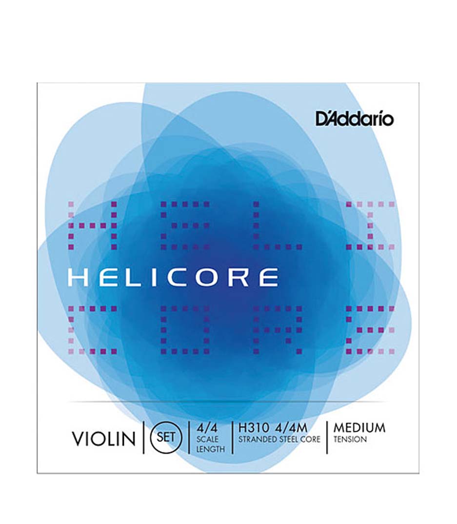 buy d'addario helicore violin string set 4 4 scale