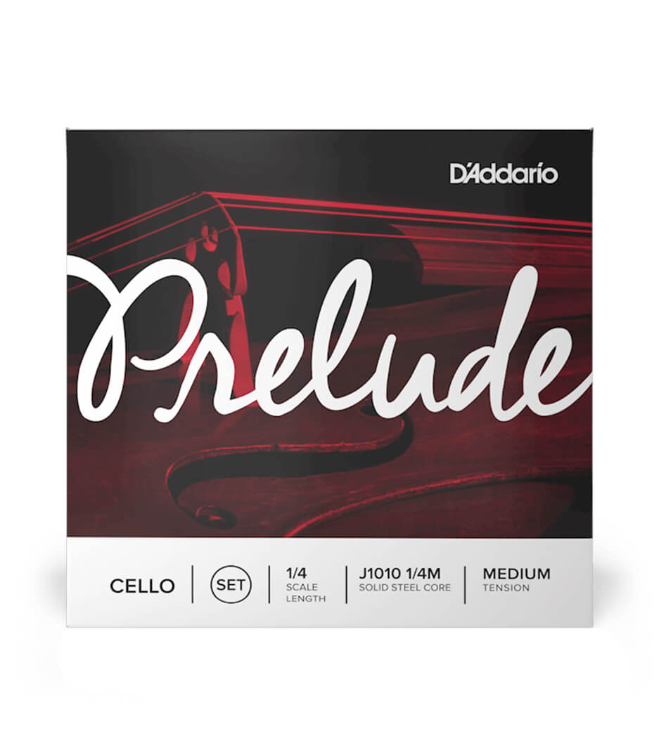 buy d'addario j1010 1 4m prelude cello set 1 4 med