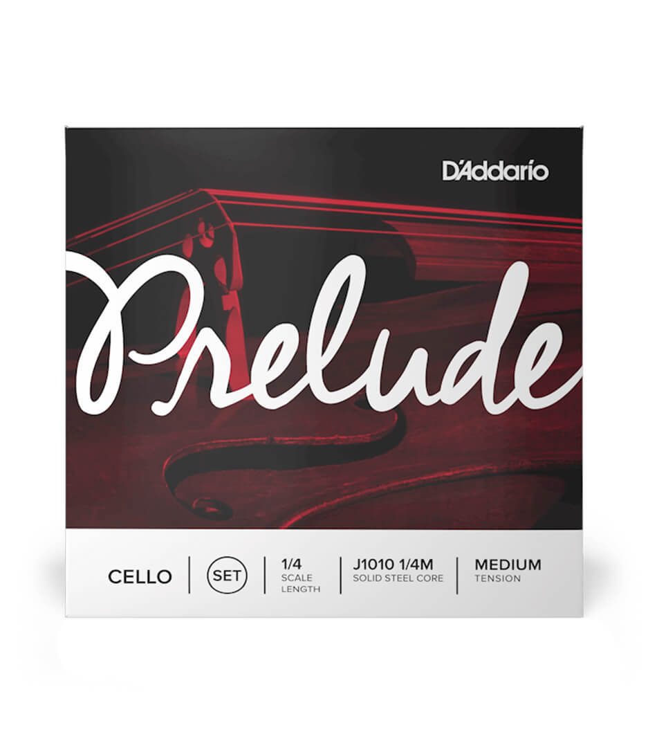 D'Addario - J1010 1 4M PRELUDE CELLO SET 1 4 MED