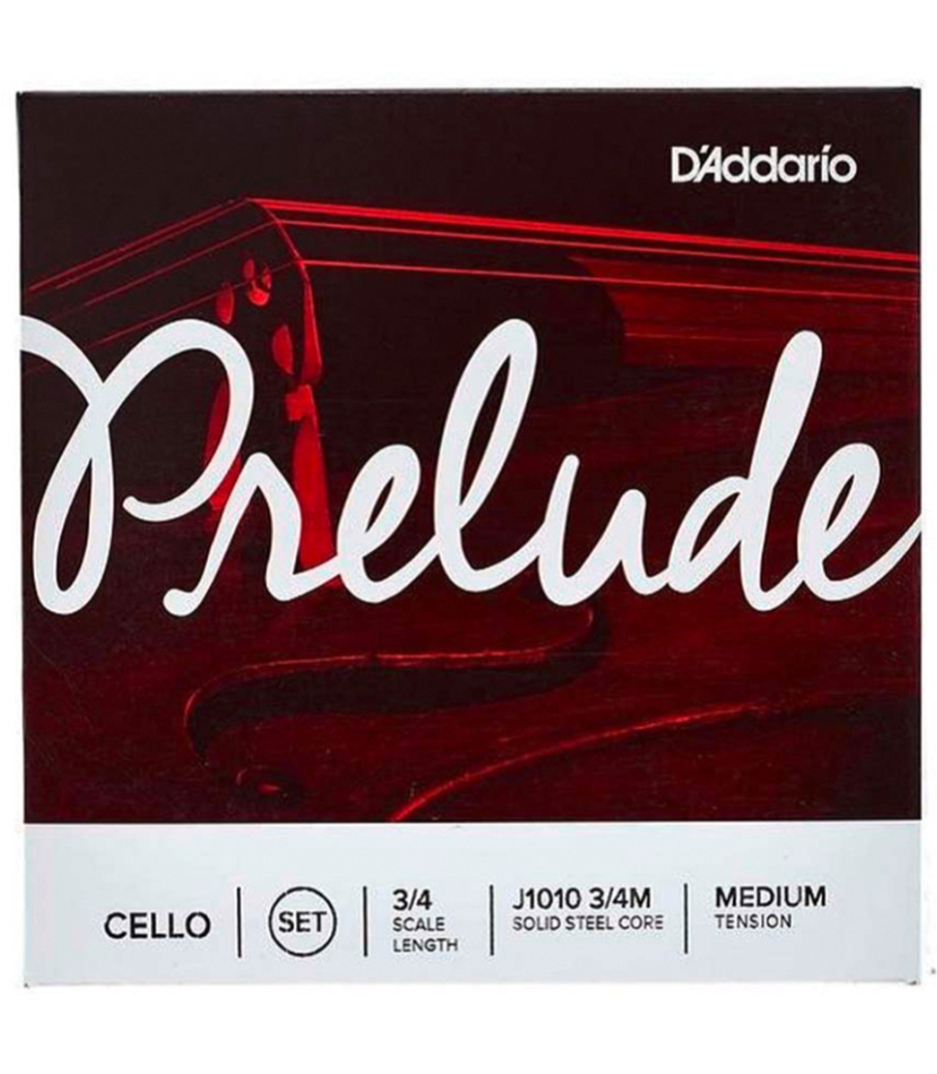 buy d'addario prelude cello set 3 4 med