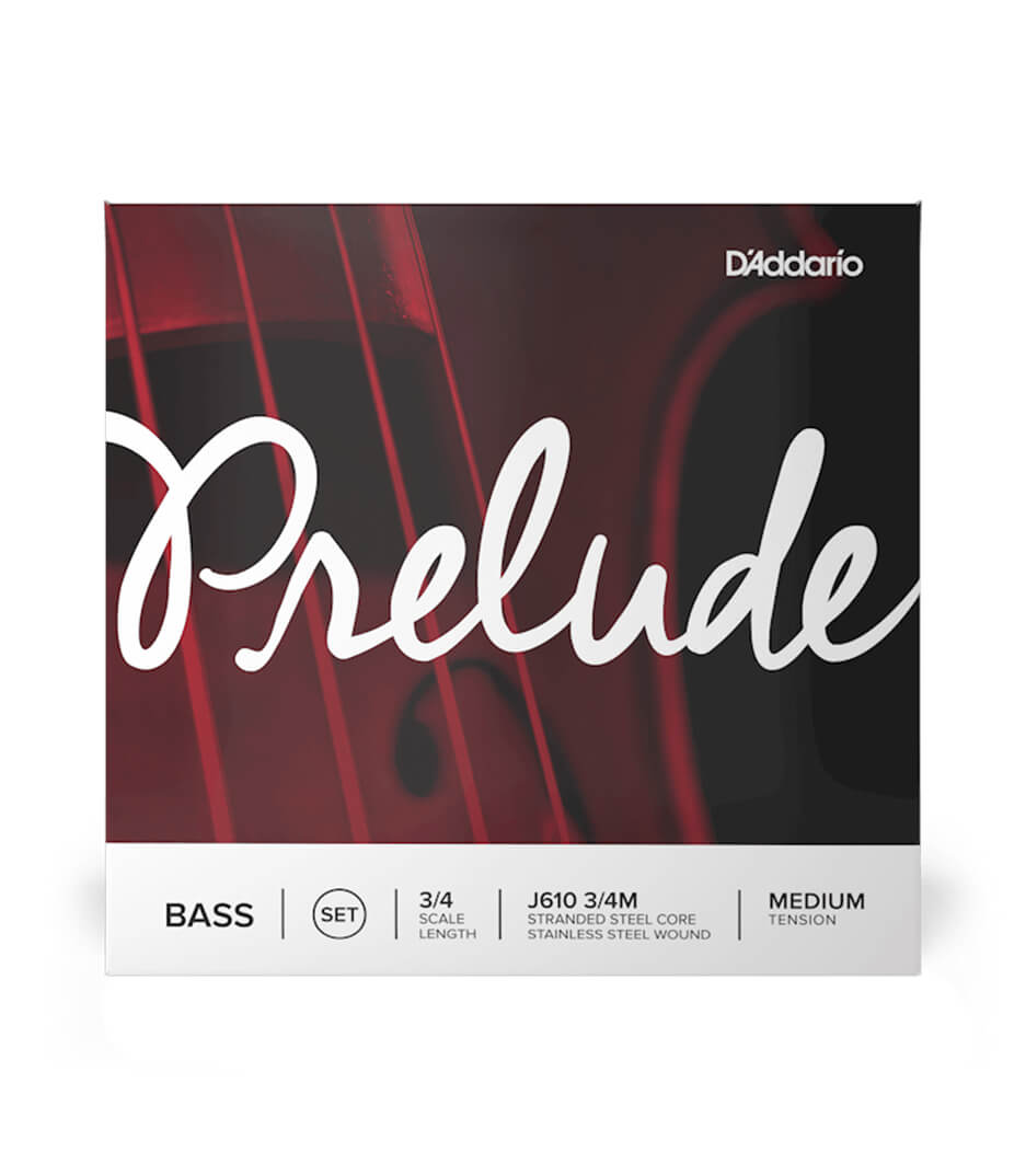 buy d'addario j610 3 4m prelude double bass string set 3 4 scale